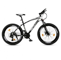 DGAGD Bike DGAGD 27.5 inch mountain bike male and female adult super light bicycle spoke wheel-Black and white_30 speed