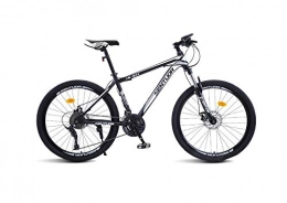 DGAGD Mountain Bike DGAGD 27.5 inch mountain bike variable speed light bicycle 40 cutter wheel-Black and white_24 speed