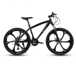 GAOTTINGSD Mountain Bike GAOTTINGSD Adult Mountain Bike Bicycle Adult Mountain Bike MTB Road Bicycles For Men And Women 26In Wheels Adjustable Speed Double Disc Brake (Color : Black, Size : 27 speed)