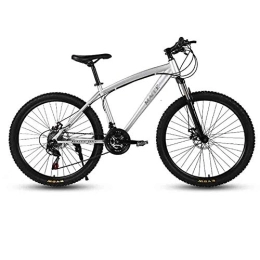 GAOTTINGSD Mountain Bike GAOTTINGSD Adult Mountain Bike Mountain Bike Adult MTB Bicycle Road Bicycles For Men And Women 24In Wheels Adjustable Speed Double Disc Brake (Color : Gray, Size : 27 speed)