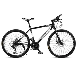 GAOTTINGSD Bike GAOTTINGSD Adult Mountain Bike Mountain Bike Road Bicycle Men's MTB 24 Speed 24 / 26 Inch Wheels For Adult Womens (Color : Black, Size : 24in)