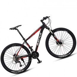 giyiohok Mountain Bike giyiohok 27.5 Inch Hardtail Mountain Bike 30 Speed for Adults Men Women Overdrive Front Suspension Mountain Bicycle with Hydraulic Disc Brake Aluminum Alloy-Black Red