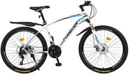 GQQ Bike GQQ Variable Speed Bicycle, 26 Inches Adult Mountain Bikes, Dual Disc Brakes City Road Bike, Trail Highcarbon Steel Snow Bike, Mens Women General, B, 30 Speed, D