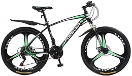 GQQ Bike GQQ Variable Speed Bicycle, Adults 26 inch Mountain Bike Dual Disc Brakes City Road Bike, Trail Highcarbon Steel Snow Bikes, Men / Women Variable Speed, B, 30 Speed, B