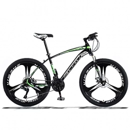 Great Mountain Bike GREAT 26 Inches Mountain Bikes, Man Woman Road Bike 21 Speed Bicycle Dual Disc Brake Bike Thick Anti-skid Wear-resistant Tires Commuter Bike(Color:B)