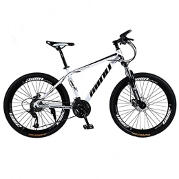 Great Bike GREAT 26" Wheel Mens Adults Mountain Bike, High-carbon Steel Bicycle 21 / 24 / 27 Speed Shock Absorbing Variable Speed Mountain Bike(Size:24 speed, Color:Black)