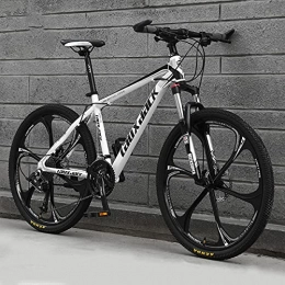 HHKAZ Bike HHKAZ 24 / 26 Inch Off-Road Mountain Bike 21 / 24 / 27 Speed Dual Disc Brake Full Suspension Adult Men And Women Outdoor Mountain / City Bike