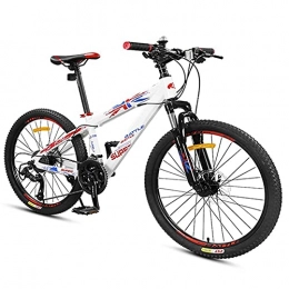 HJRBM Bike HJRBM Boys Mountain Bikes， Mountain Trail Bikes with Dual Disc Brake， Front Suspension Aluminum Frame All Terrain Mountain Bicycle fengong