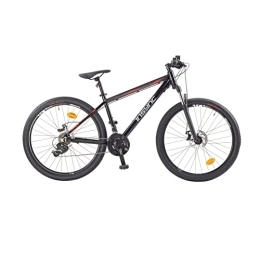 Insync Mountain Bike Insync Men's Zuma 27.5-Inch (650B) Front Suspension Alloy ATB 24 Speed Mountain Bike, 19-Inch Size, Black