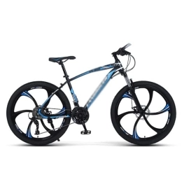 Kays Bike Kays 26 In Mountain Bikes 21 / 24 / 27 Speed Adult Mountain Trail Bike High-carbon Steel Frame Dual Disc Brake Bicycle For Boys Girls Men And Wome(Size:24 Speed, Color:Blue)