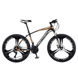 Kays Bike Kays 26 Inch MTB Mountain Bike Urban Commuter City Bicycle 21 / 24 / 27 Speed With Suspension Fork And Dual-Disc Brake(Size:24 Speed, Color:Orange)