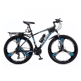 Kays Bike Kays 27.5 In Carbon Steel Mountain Bike 24 / 27 Speeds With Disc Brake For A Path, Trail & Mountains(Size:27 Speed, Color:Blue)