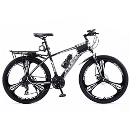 Kays Mountain Bike Kays 27.5 Inches Wheel Mens Mountain Bike 24 Speed Dual Disc Brakes Carbon Steel Frame With Front Suspension For A Path Trail Mountains(Size:27 Speed, Color:Black)