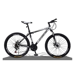 Kays Mountain Bike Kays Mountain Bike 21 Speed Steel Frame 26 Inches Spoke Wheels Front Suspension Cycling Bike For A Path, Trail & Mountains(Size:21 Speed, Color:Black)