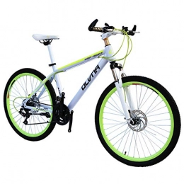 KP&CC Bike KP&CC Mountain Bike Dual Disc Brake Shock-absorbing Road Off-road Bicycle, Travel to Work, Travel Leisurely for Men and Women, Green