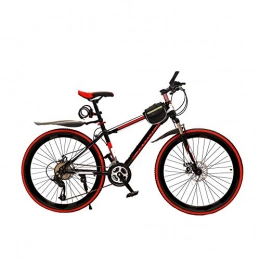 MH-LAMP Bike MH-LAMP Bike, Mountain Bike Rear Mudguard, 26 Inch, Bicycle Dual Disc Brake, MTB Front Suspension, Bike 24 Speed, MTB Bike Pedals Aluminium, Steel Frame, Sports Leisure