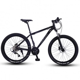 MJY Mountain Bike MJY Mountain Bikes, 27.5 inch Big Wheels Hardtail Mountain Bike, Overdrive Aluminum Frame Mountain Trail Bike, Mens Women Bicycle, Silver, 30 Speed