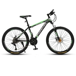 FMOPQ Mountain Bike Mountain Bicycles with Dual Disc Brake All Terrain Mountain Trail Bike High-Carbon Steel Frame 26 Inch Wheels 24 Speed Men Women fengo