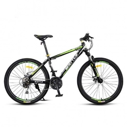 WYLZLIY-Home Bike Mountain Bike Bike Bicycle Men's Bike 26inch Mountain Bike, Carbon Steel Frame Bicycles, Dual Disc Brake and Front Suspension, Spoke Wheel Mountain Bike Mens Bicycle Alloy Frame Bicycle ( Color : Green )