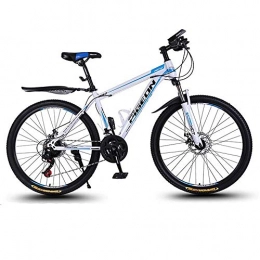 GYF Bike Mountain Bike Mens Bicycle Bike Bicycle 26 Inch Mountain Bicycle 21 Speed Carbon Steel Hardtail Ravine Bike, Front Suspension and Dual Disc Brake, Spoke Wheels Mountain Bike Alloy Frame Bicycle Men's