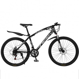 Lxyfc Bike Mountain Bike Mens Bicycle Bike Bicycle Mountain Bicycles with Dual Disc Brake Front Suspension 21 / 24 / 27 speeds 26" Womens Mens Ravine Bike, Carbon Steel Frame Mountain Bike Alloy Frame Bicycle Men's