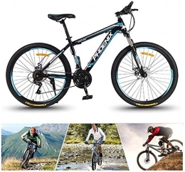 HCMNME Bike Mountain Bikes, High Timber Youth And Adult Mountain Bike, Aluminum And Steel Frame Options, 24 Speeds, 24 / 26-Inch Wheels, Disc Brake Bicycle, Trail Bike High Carbon Steel Bicycle ( Color : Black-red