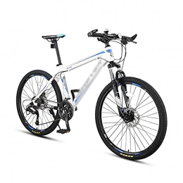 MQJ Bike MQJ 26 inch Mountain Bike 21 Speeds with Carbon Steel Frame Dual Disc Brakes Bikes for Men Woman Adult and Teens / Blue / 27 Speed