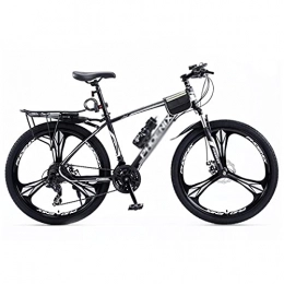 MQJ Bike MQJ 27.5 Wheels Mountain Bike Daul Disc Brakes 24 Speed Mens Bicycle Front Suspension MTB for Men Woman Adult and Teens / Black / 24 Speed
