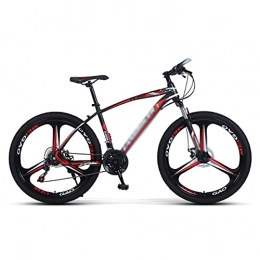 MQJ Bike MQJ Mountain Bike High-Carbon Steel Frame Bicycle for Boys, Girls, Men and Women 21 / 24 / 27-Speed Gear 26-Inch for a Path, Trail &Amp; Mountains / Red / 21 Speed