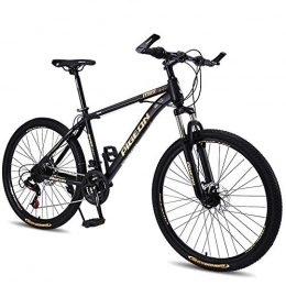 NBWE Bike NBWE Mountain Bike Bicycle Double Disc Brakes Road Bicycle Off-Road Vehicle Male and Female Students Adult 26 Inch 27 Shifting Commuter bicycle