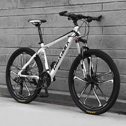 peipei Bike peipei 24 / 26 inch wheel adult student off-road mountain bike 21 / 24 speed road biker spring fork front fork racing riding-4 Ten knife wheel_26 inch (160-185cm)_21 Speed