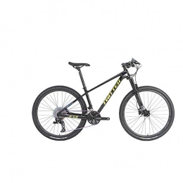 peipei Bike peipei 24 / 36 speed 27.5 / 29 off-road shock-absorbing mountain bike. Carbon fiber bicycle mountain bike carbon fiber bicycle-Black yellow_27.5 inches x 19.