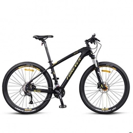 peipei Mountain Bike peipei Carbon fiber mountain bike male off-road variable speed double resistance bicycle-Black gold_Other