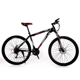 QCLU Bike QCLU 26 / 29 Inch Mountain Bike, Fully Hitter Full Suspension, 30 Speed Shift, Rock Shox Fork, Disc Brakes Hardtail MTB, Trekking Bike Men Bike Girls Bike (Color : Red, Size : 26 inch)