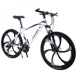 Qj Bike QJ Mountain Bike, 21Speed MTB Shock-Absorbing Road Racing 26-Inch Lightweight Shift Youth Bicycle