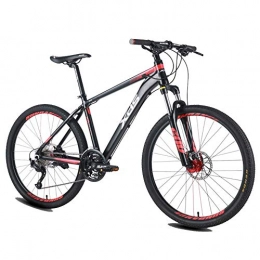 Qj Mountain Bike Qj Mountain Bikes 26 Inch, 27-Speed Mountain Bicycle, Men's Aluminum Frame Hardtail Mountain Bike, Dual-Suspension Mountain Bike, 17in