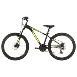 SKM Bike SKM Mountain Bike 21 Speed 27.5 inch Wheel 38 cm Black