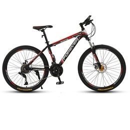 TRGCJGH Bike TRGCJGH Adult Mountain Bike, 26 Inch Men's Dual Disc Brake Hardtail Mountain Bike, Bicycle Adjustable Seat, High-carbon Steel Frame, D-26inch30speed