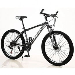 UYHF Mountain Bike UYHF Adult Mountain Bike, 26-Inch Wheels, Mens, Womens Kids Dual Suspension Aluminium Alloy, 21 / 24 / 27 Speed, Disc Brakes E- 24 speed