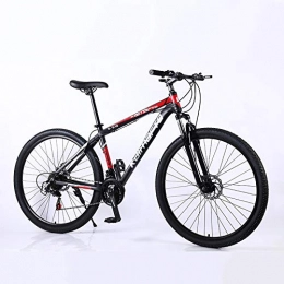 VANYA Mountain Bike VANYA Mountain Bike 29 Inch 27 Speed Aluminum Alloy Double Disc Brake Shock Absorption Variable Speed Off-Road Bicycle, Black