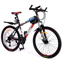 WGYDREAM Mountain Bike WGYDREAM Mountain Bike, Mountain Bicycles 26" Mens Womens Ravine Bike Front Suspension Dual Disc Brake 21 speeds Carbon Steel Frame (Color : A)