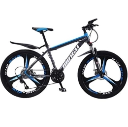 WJSW Mountain Bike WJSW Variable Speed Mens MTB, Hardtail Mountain Bikes Off-road Damping City Road Bicycle (Color : Black blue, Size : 21 Speed)