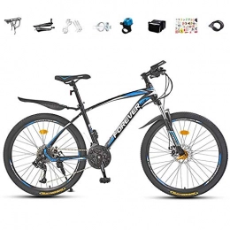 XHCP Bike XHCP Men's 26-inch Mountain Bike, Streamlined Mountain Bike, 30-speed Transmission Kit, Positioning Tower Wheel Carbon Steel Frame