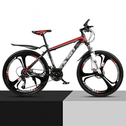 ZRN Mountain Bike ZRN Mountain Bike Bicycle 27 Speed, High-carbon Steel Frame, Dual Disc Brake Bicycle, Women's and Men's Leisure Bicycle, Commuter Bike