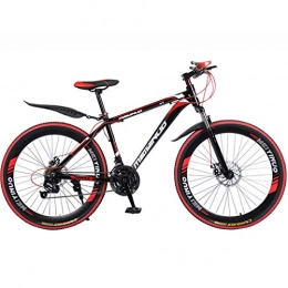 ZTYD Bike ZTYD 26In 21-Speed Mountain Bike for Adult, Lightweight Aluminum Alloy Full Frame, Wheel Front Suspension Mens Bicycle, Disc Brake, Black, C