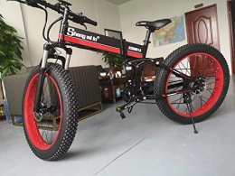 Shengmilo Bike 1000W Fat ebike, Electric Bike, Foldable, 21Speeds, Full Suspension, Hydraulic disc brake