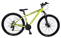 Ammaco Bike Ammaco Team 4.0 29" Wheel Mens MTB Bike Front Suspension Disc Brakes 16" Frame Yellow