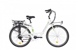 Atala Bike Atala Electric Bike e-run Lady 26 Brushless 36 V Eco-Logic 6 V White / Green Including (Electric City) / Pedelec eBike e-run Lady 26 Brushless 36 V 13248384 6S White / Green (City Electric).