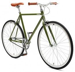 Critical Cycles Bike Critical Cycles Unisex's Harper Single-Speed Fixed Gear Urban Commuter Bike, Sage Green, 57 cm