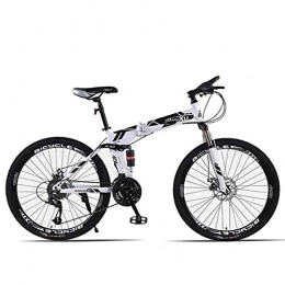 Dapang Bike Dapang 26" 27-Speed Folding Mountain Trail Bicycle, Compact Commuter Bike, Shimano Drivetrain for Adult, YouthBoys and Girls, 1, 24Speed